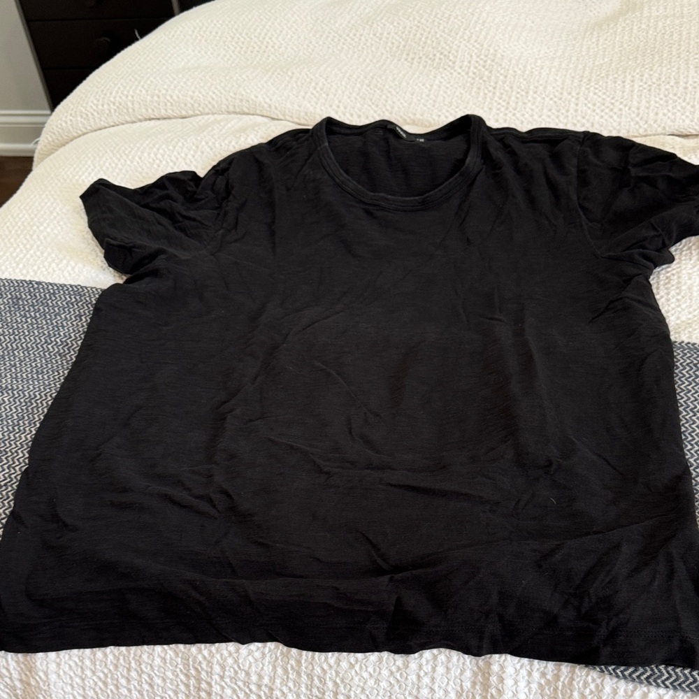 Vince Black Short Sleeve Tee